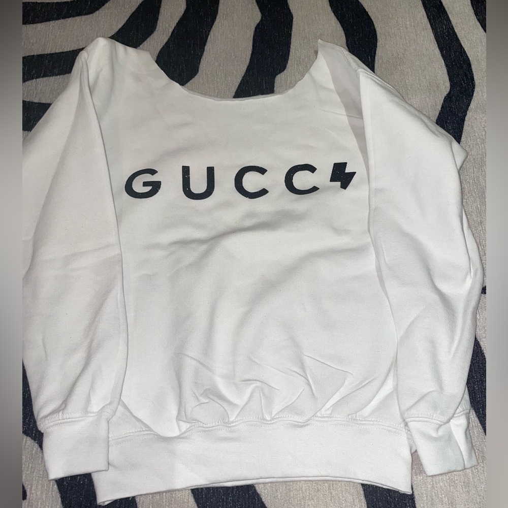 Custom Gucci pull over sweatshirt